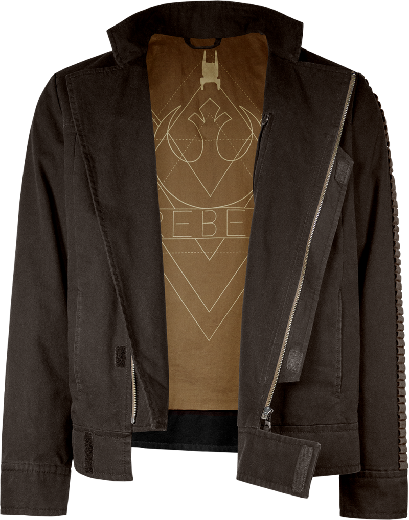 Original Replica Of Cassian Andor's Jacket In Rogue - Rogue One Cassian Jacket Clipart (800x1019), Png Download