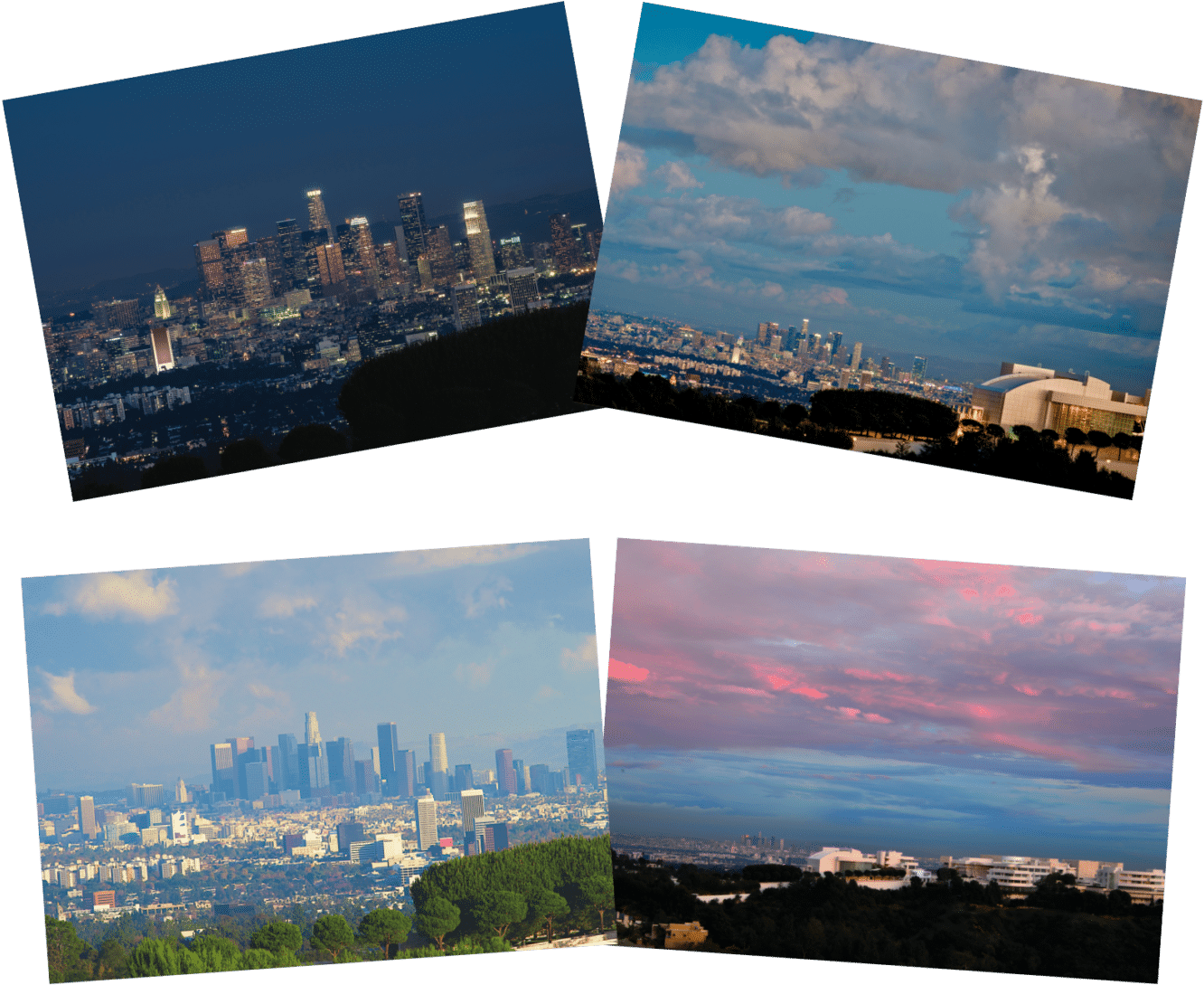 Los Angeles 1 Notecards - Urban Area Clipart (1440x1440), Png Download