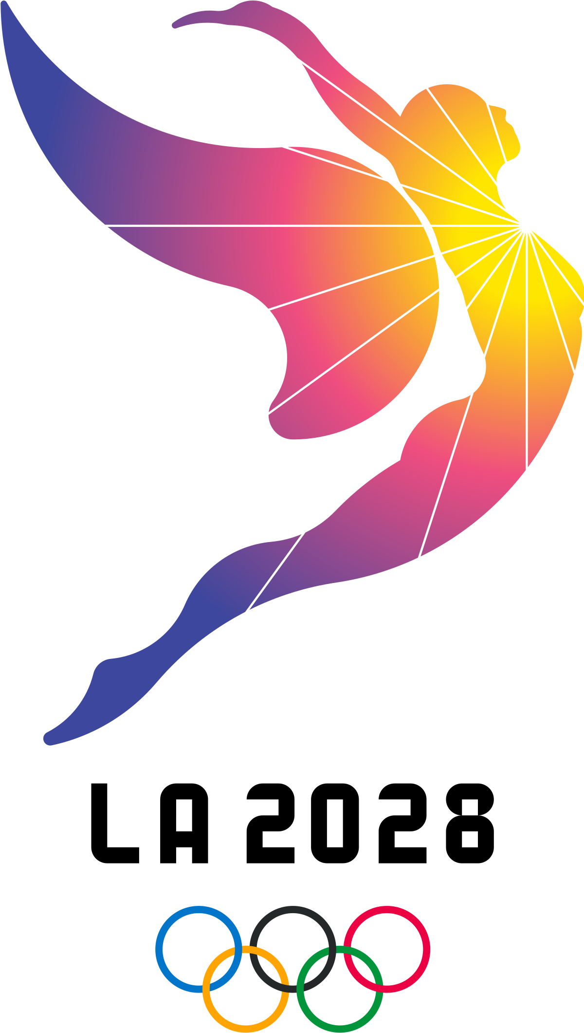 Los Angeles Olympics 2028 Clipart (1200x2131), Png Download