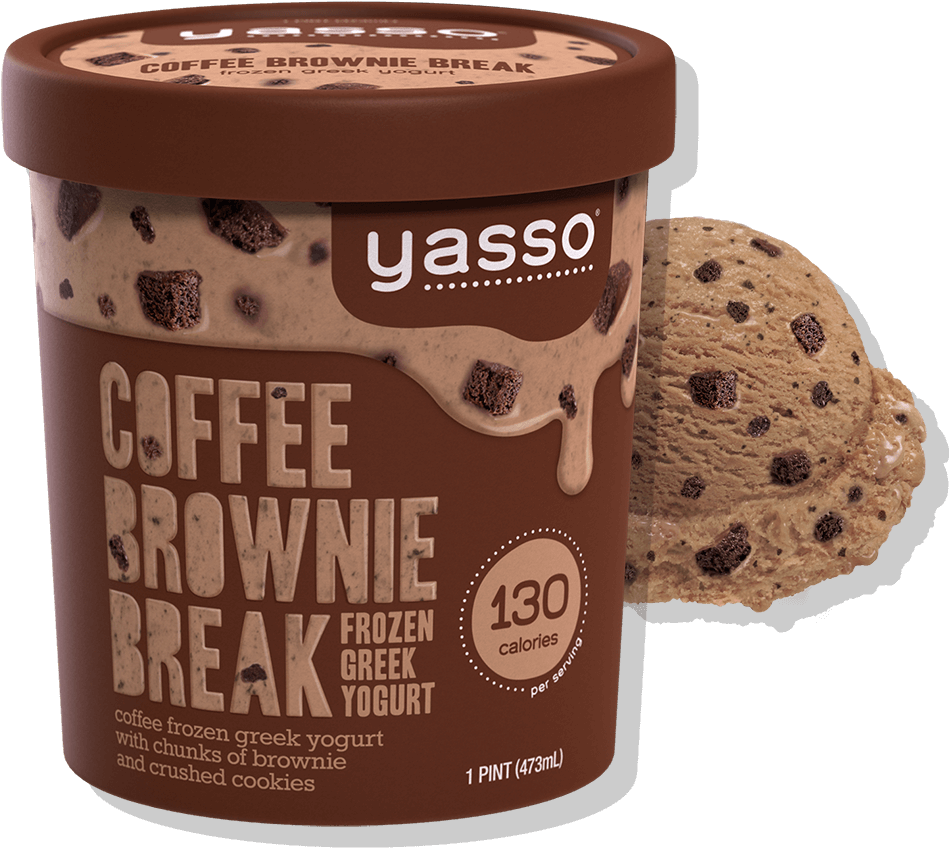 Coffee Brownie Break - Yasso Coffee Brownie Break Clipart (948x917), Png Download