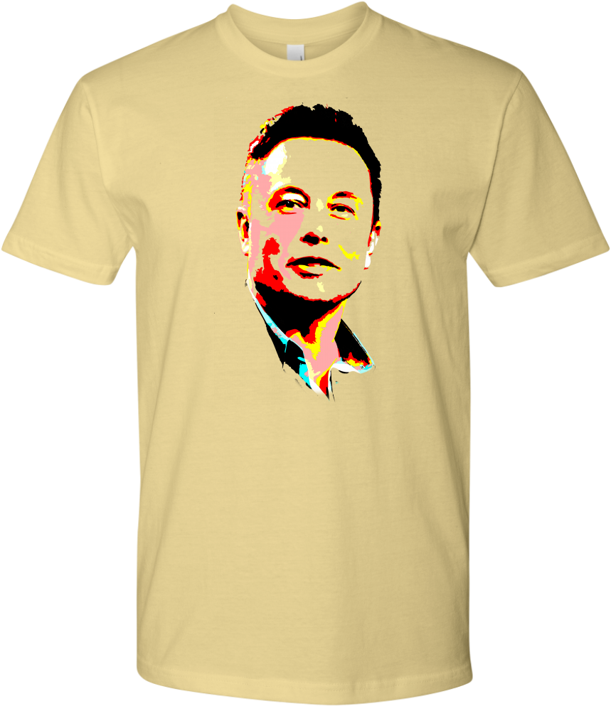 Elon Musk Tee - T-shirt Clipart (1024x1024), Png Download