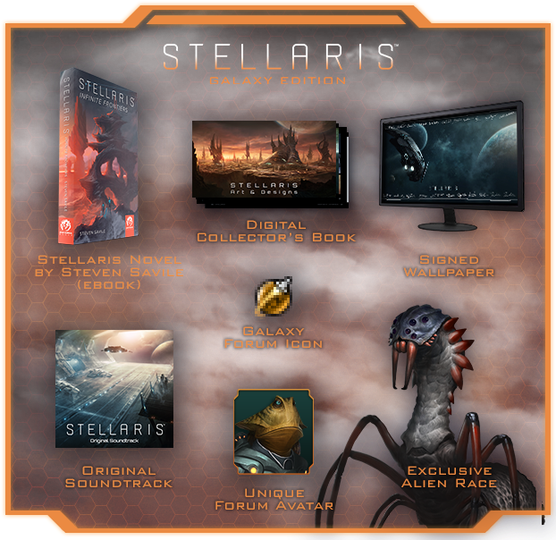 Galaxy Package Transparent - Stellaris Digital Collector's Book Clipart (624x613), Png Download