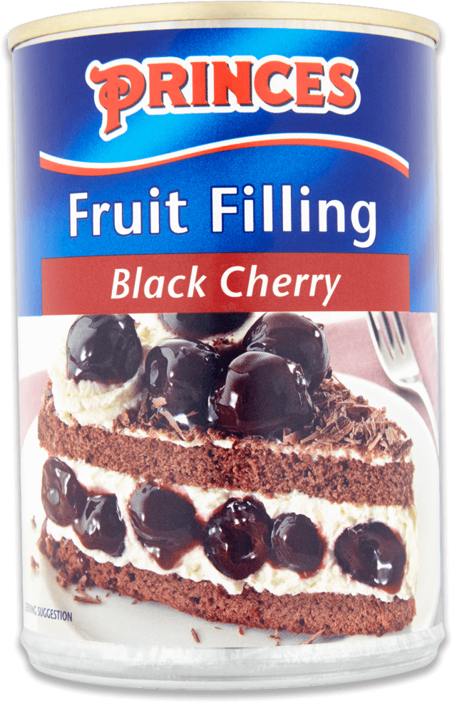 Princes Black Cherry Fruit Filling Clipart (1020x1020), Png Download