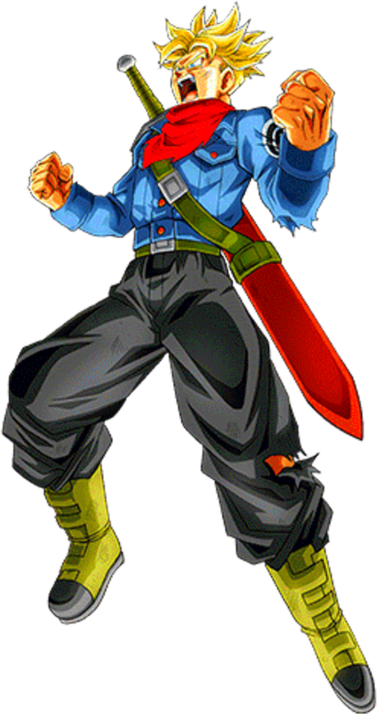 Future Trunks Super Saiyan Png Royalty Free Stock Clipart (538x1018), Png Download