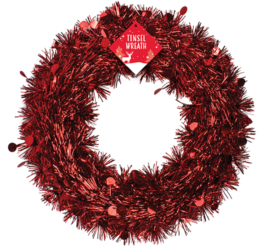 Banner Royalty Free Download Wholesale Christmas Tinsel - Circle Clipart (800x620), Png Download