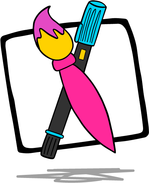 Brush Lettering Icon 2 Clipart (600x600), Png Download