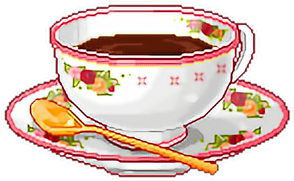 Graphic Stock Pixel Hotchocolate Kawaii Cute Hotcoco - Coffee Cup Pixel Png Clipart (592x612), Png Download