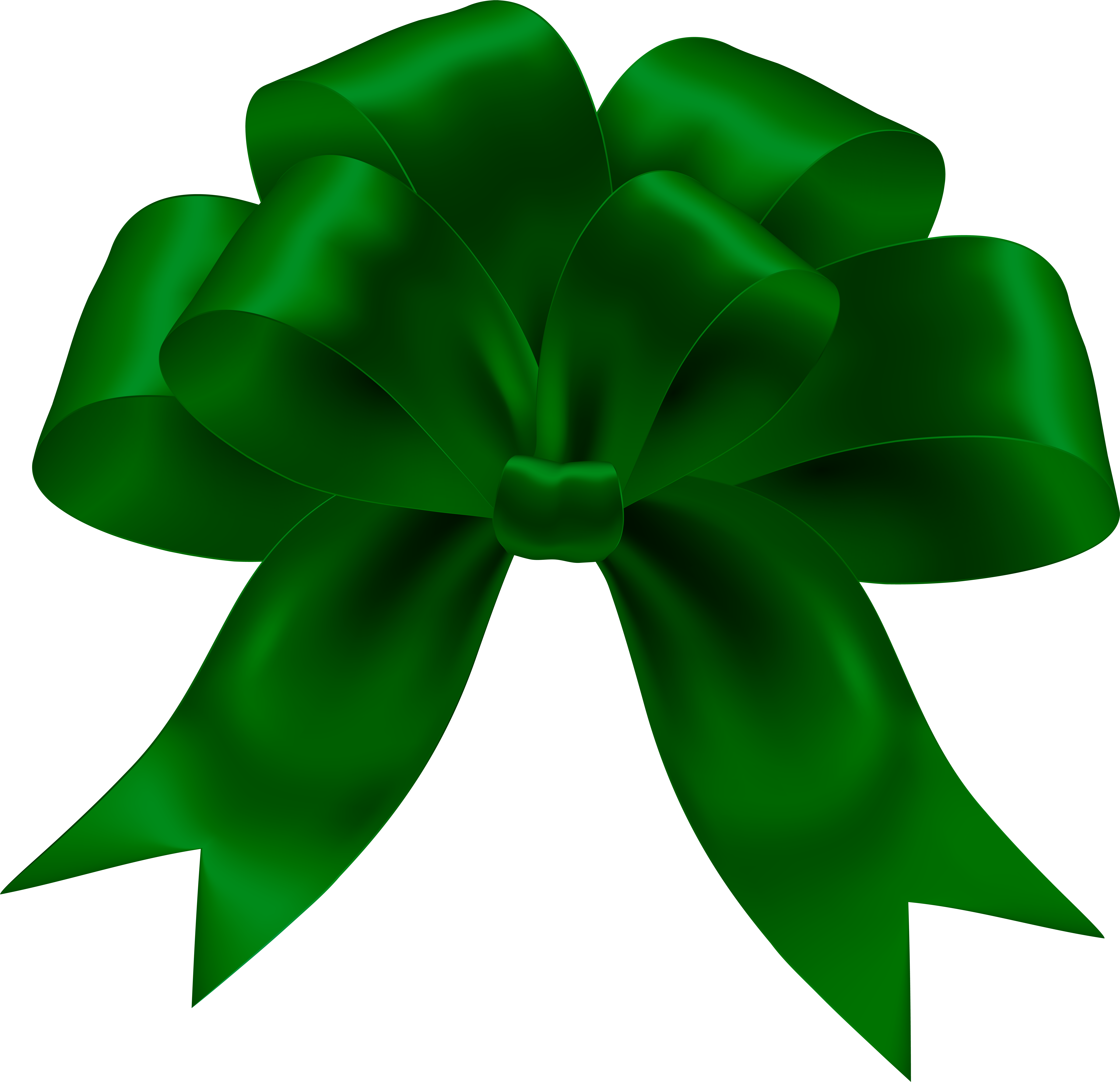Green Ribbon Png Clipart (600x580), Png Download