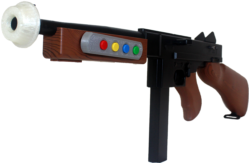 Assault Rifle Clipart (869x580), Png Download