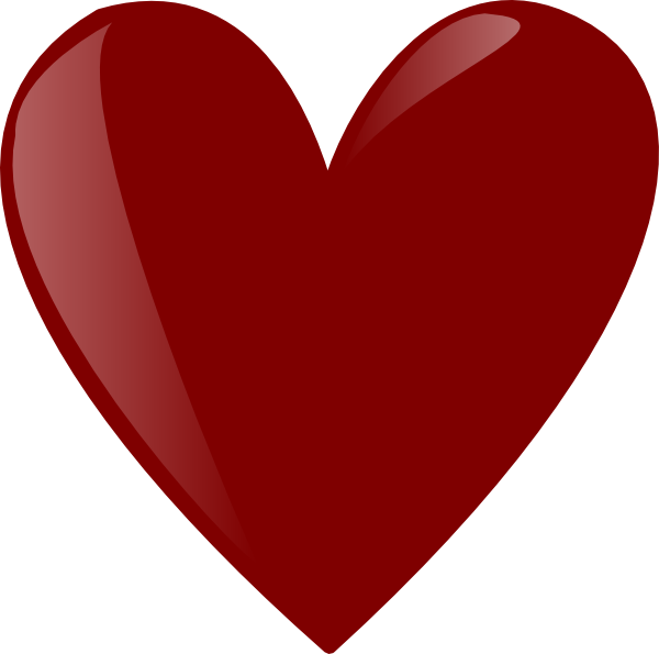 With Highlight Png - Coeur Rouge Saint Valentin Png Clipart (600x595), Png Download