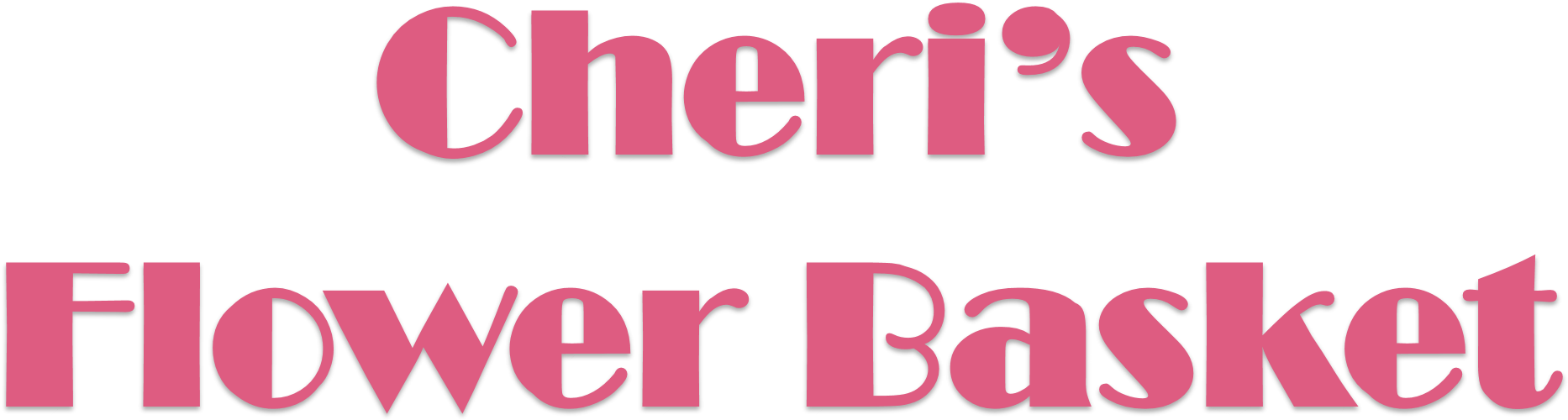 Cheri's Flower Basket Clipart (2176x845), Png Download