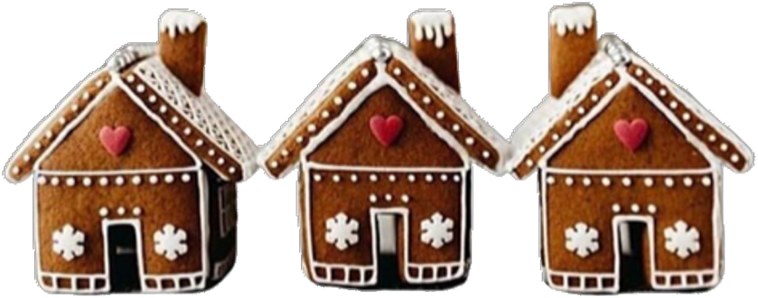 Theme Sticker - Gingerbread House Clipart (1024x1036), Png Download