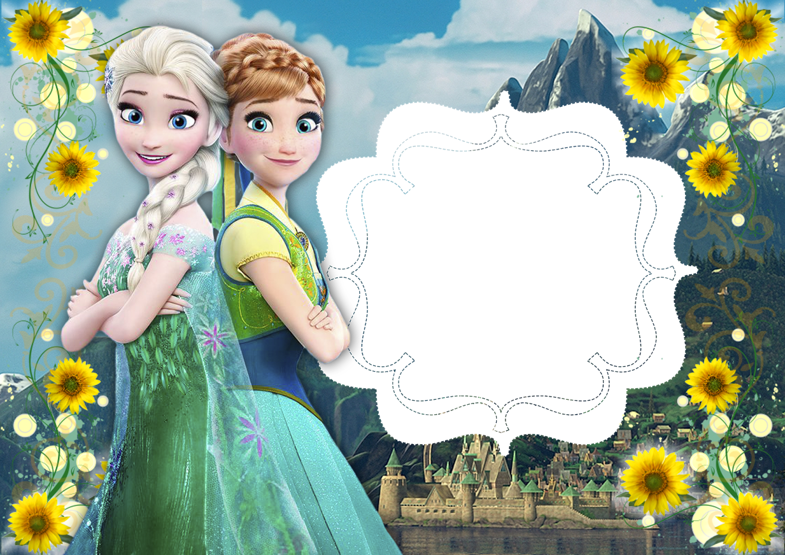 Para Salvar As Molduras, Clique Com O Botão Direito, - Imagens Frozen Febre Congelante Clipart (1600x1131), Png Download