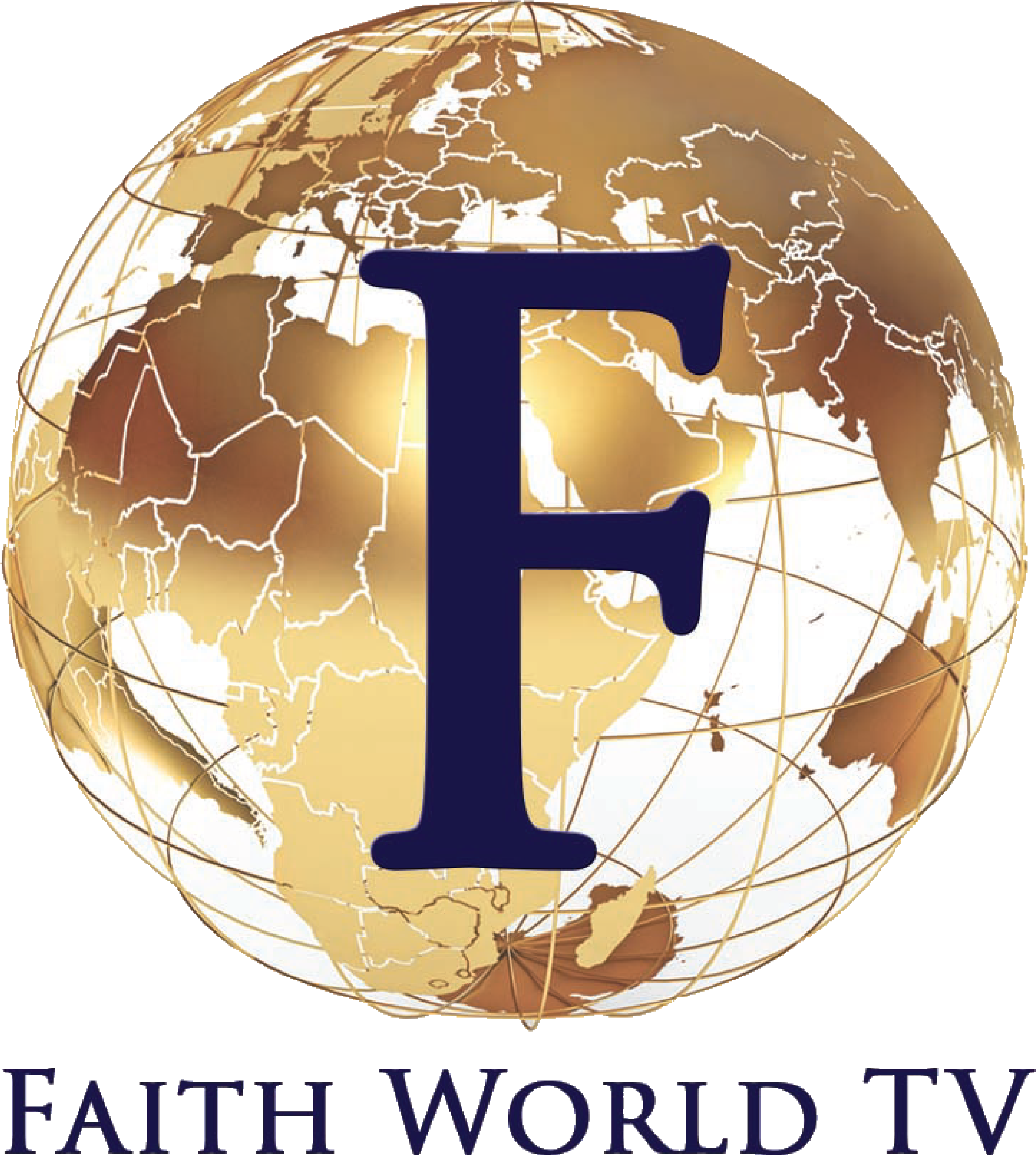 Globe Icon Psd World , Png Download - Faith World Tv Clipart (2435x2714), Png Download