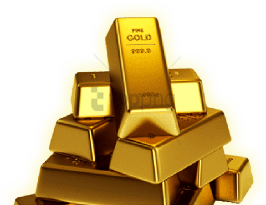 Free Png Gold Bar Icon Png Png Image With Transparent - Stack Of Gold Bars Png Clipart (850x654), Png Download
