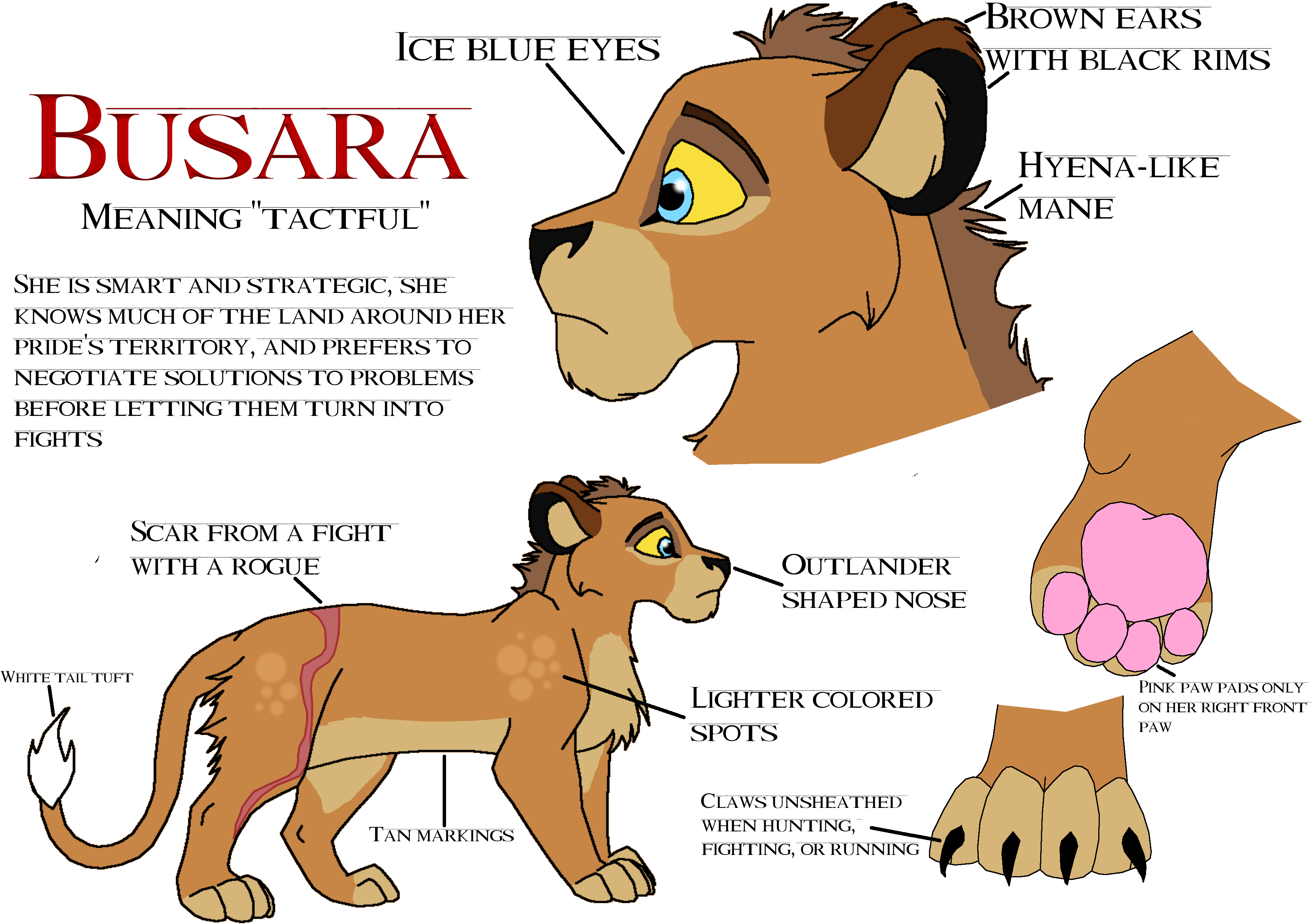 Lioness Clipart Hunting - Lion King Maned Lioness - Png Download (3504x2552), Png Download