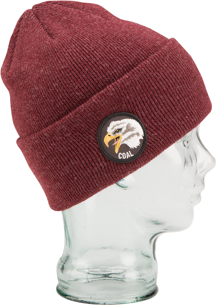 Coal The Prey Beanie Heather Burgundy - Coal Emerson Beanie Clipart (742x1046), Png Download
