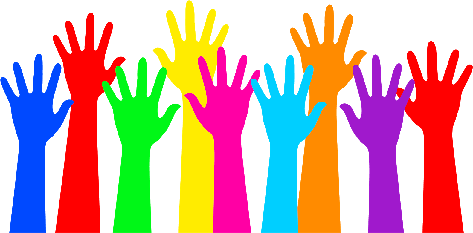 Classroom Rules Border Colorful Hands Clipart Png Download Large Size Png Image Pikpng