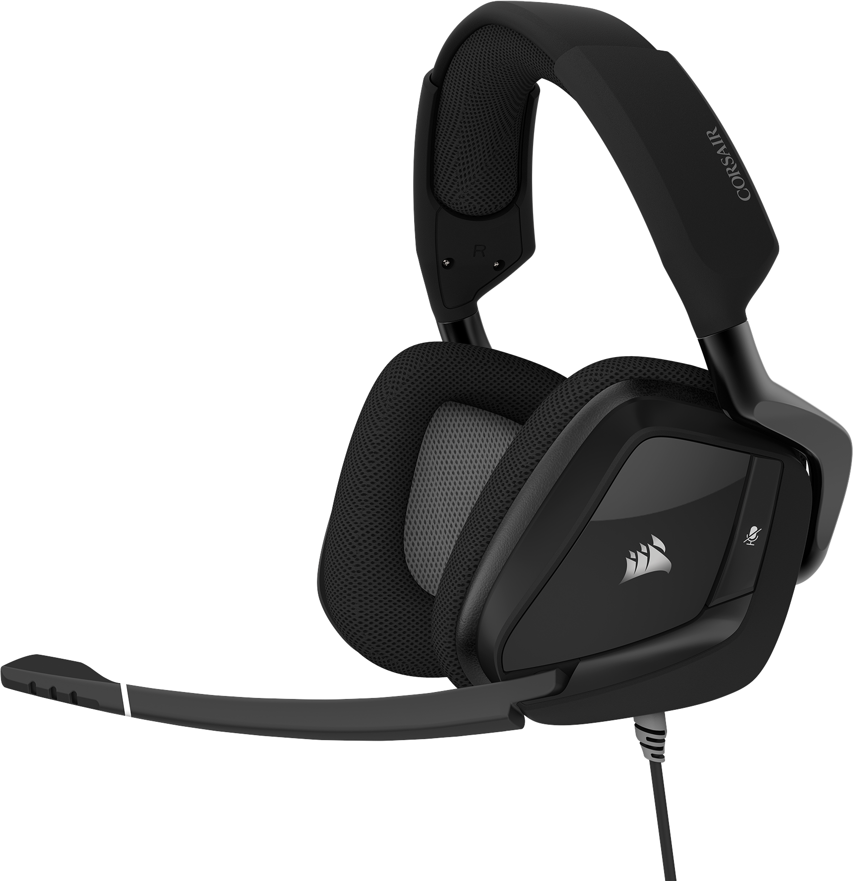Corsair Gaming Void Pro Rgb Usb Premium Gaming Headset - Corsair Void Pro Usb Rgb Clipart (1800x1789), Png Download