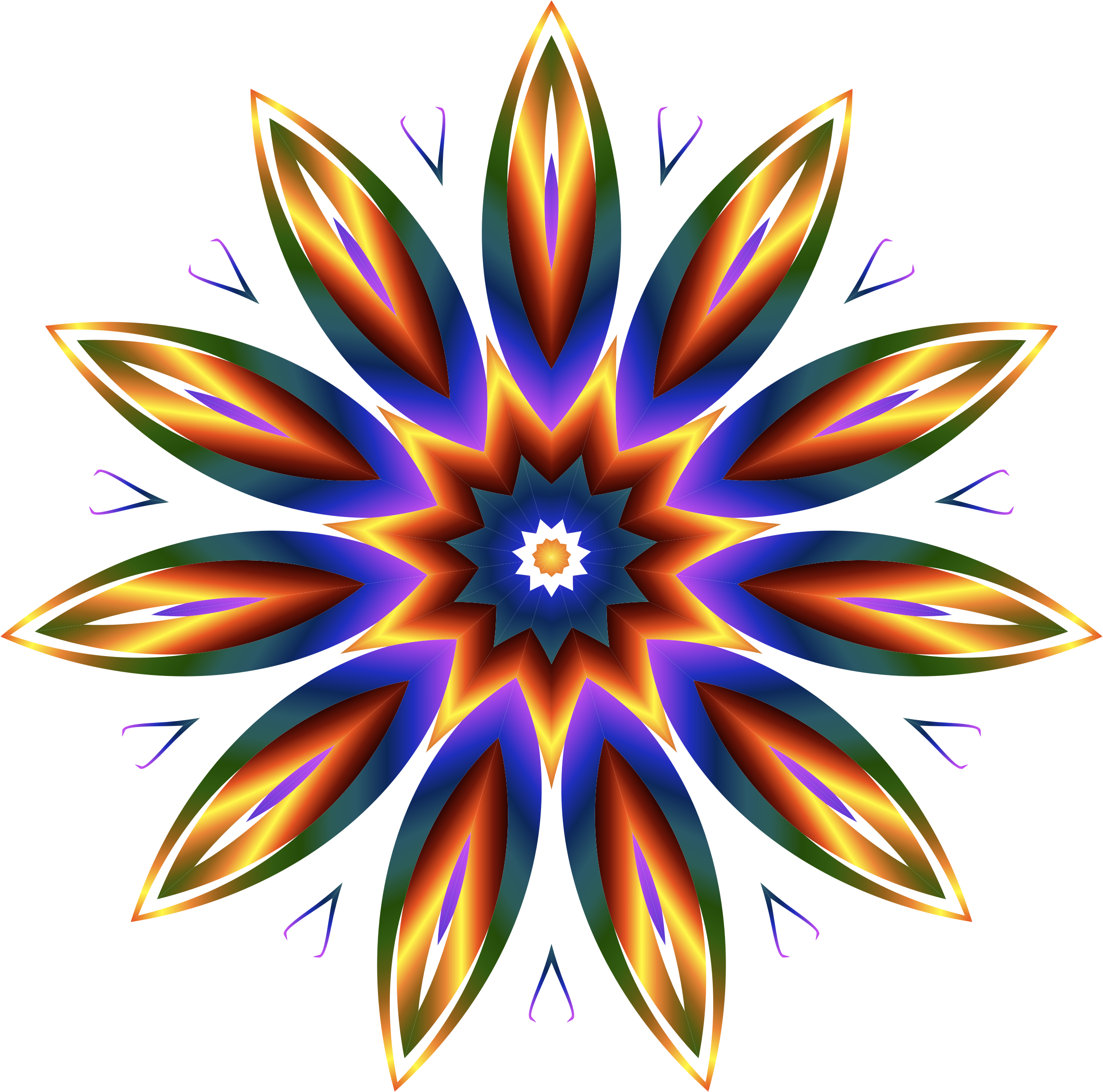 This Free Icons Png Design Of Beautiful Flower - Fractal Art Clipart (2326x2302), Png Download