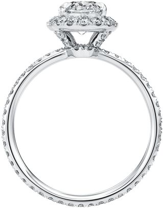 Harry Winston Solitaire Engagement Ring - Single Ring Png Clipart (760x500), Png Download