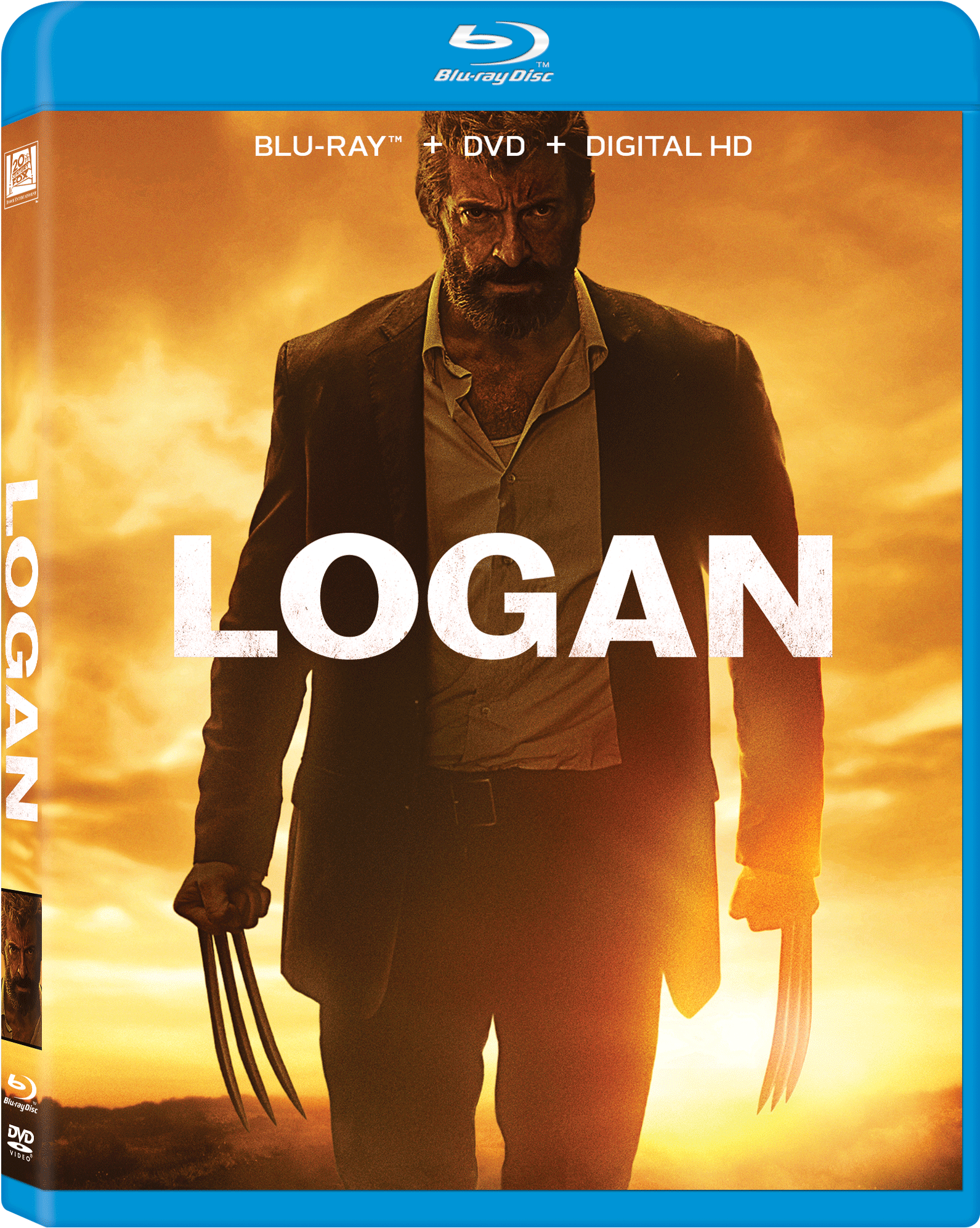 Blu-ray - Logan Bluray Clipart (1800x2400), Png Download