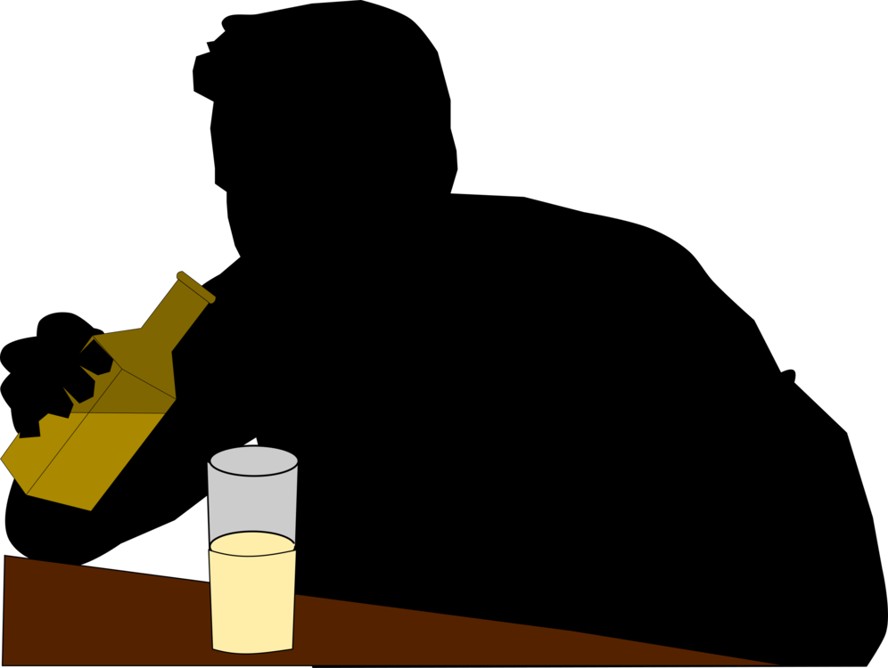 Alcoholic Drink Liquor Beer Whiskey - Alcoholic Clipart - Png Download (996x750), Png Download