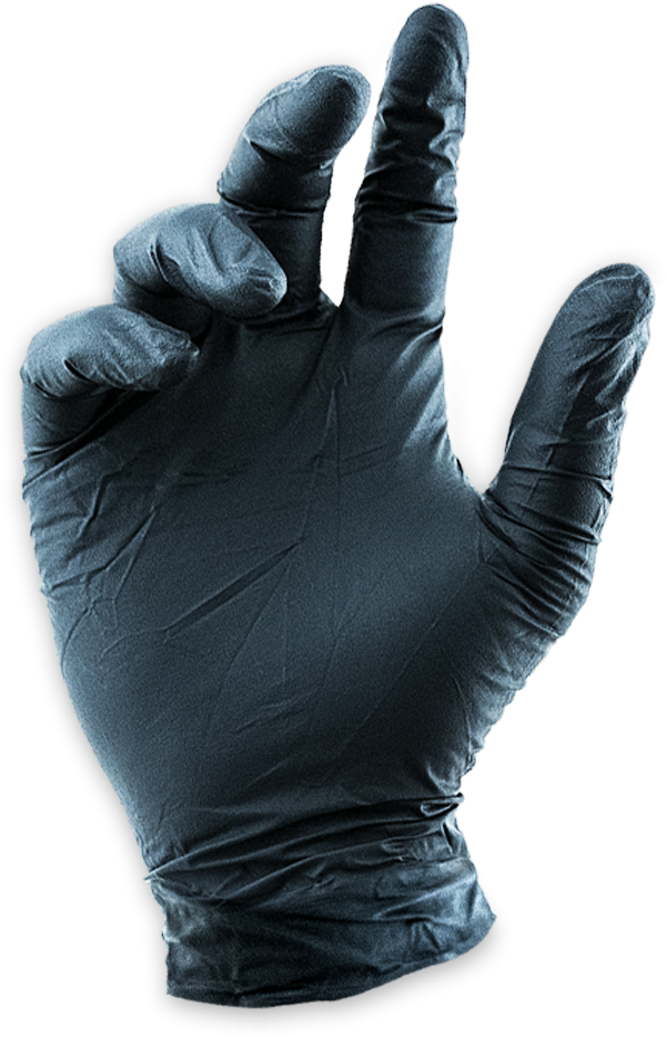 Black Lifeguard Nitrile Food Gloves Black Nitrile Gloves Png Clipart Large Size Png Image Pikpng
