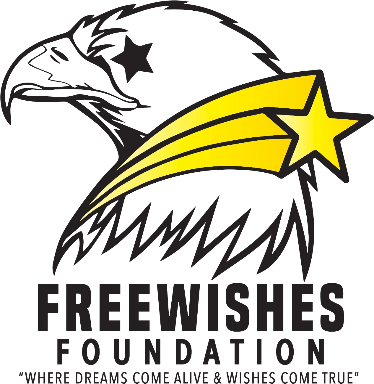 Future And The Freewishes Foundation In Partnership - Wood Burned Eagle Heads Clipart (1273x1311), Png Download