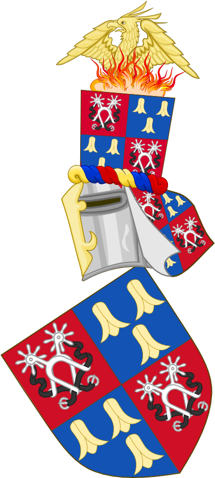 Escudo De Armas De Carlos Alberto Cerda Acevedo / Coat - Crest Clipart (459x935), Png Download