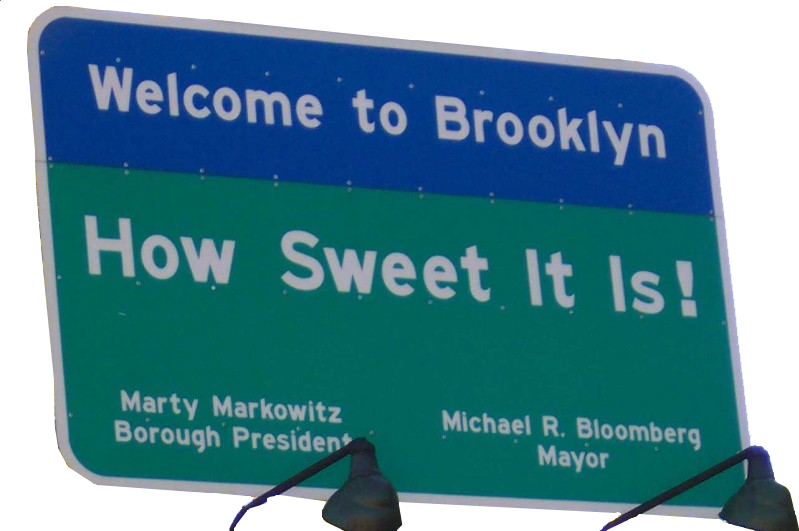 Welcome To Brooklyn Sign Clipart (799x531), Png Download