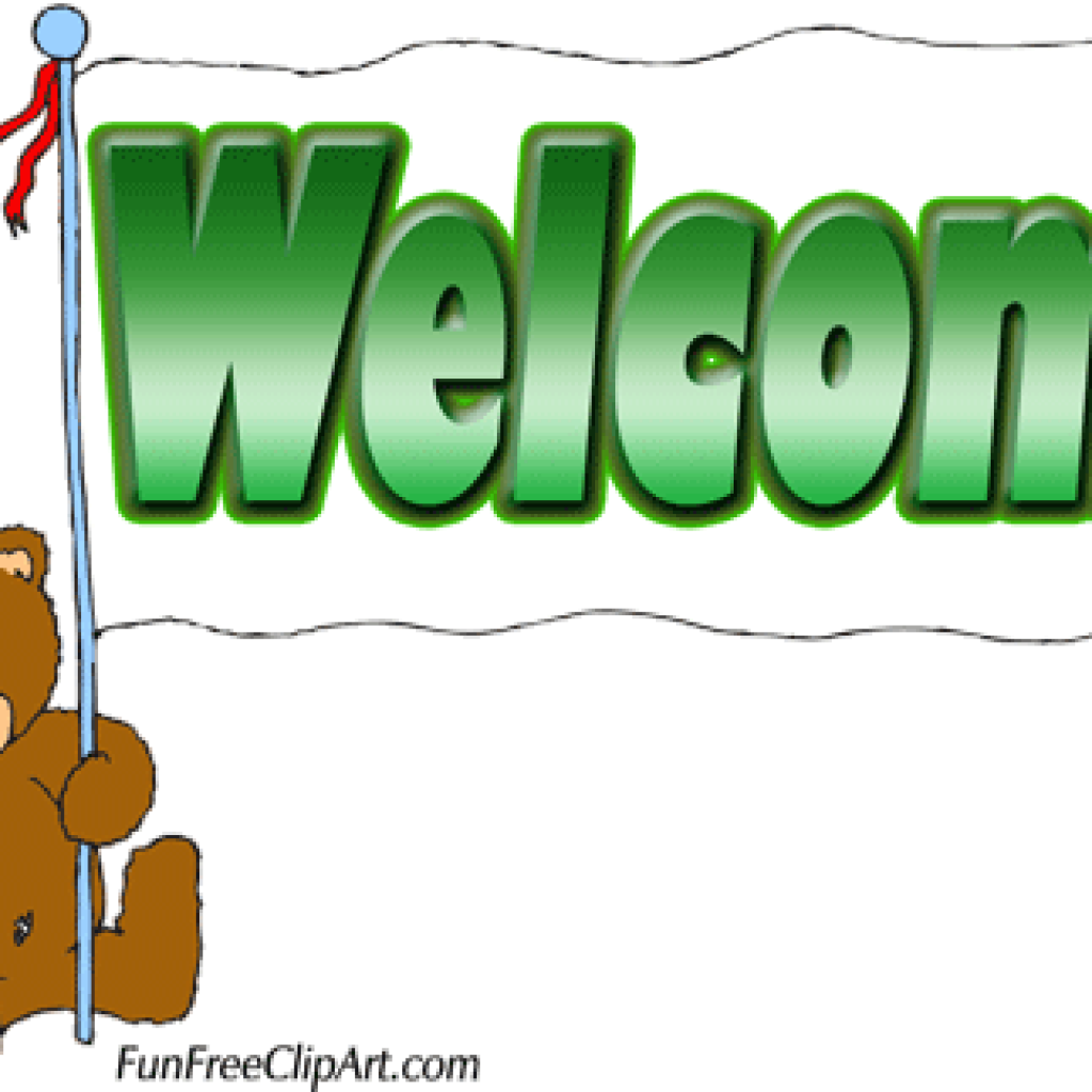 Welcome Sign Clip Art Welcome Clipart Clipart Panda - Illustration - Png Download (1024x1024), Png Download