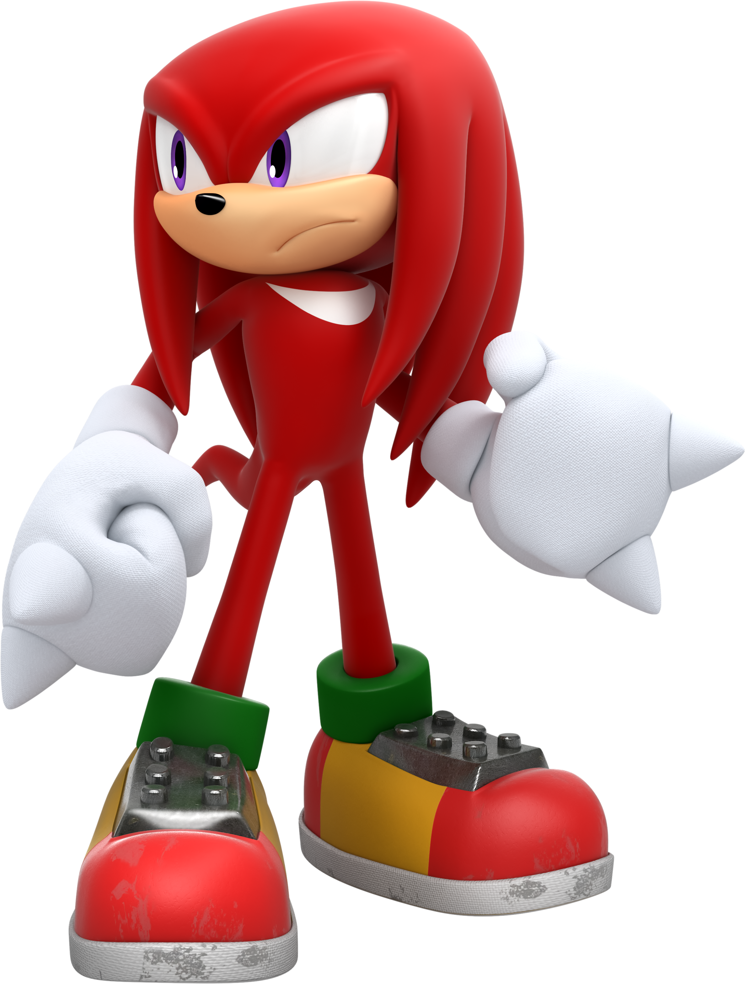 And Knuckles Png - Knuckles The Echidna Sonic Clipart (2374x3137), Png Download
