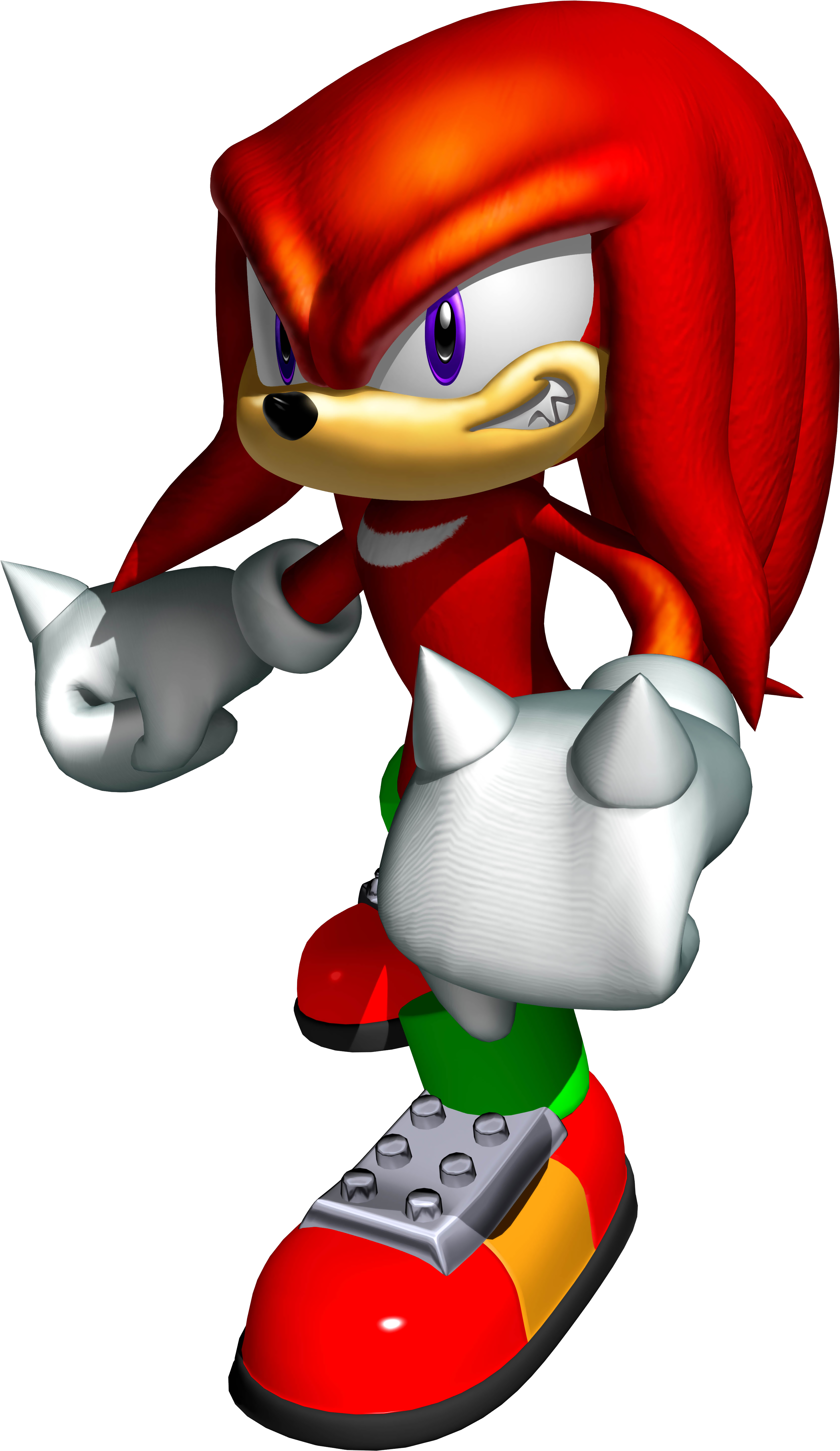 Knuckles Heroes 32 - Sonic The Hedgehog Clipart (3551x6000), Png Download