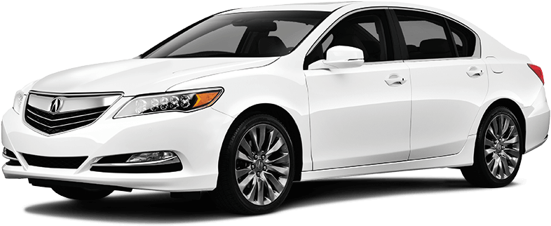 2017 Acura Rlx On White - 2017 Acura Rlx White Clipart (800x491), Png Download
