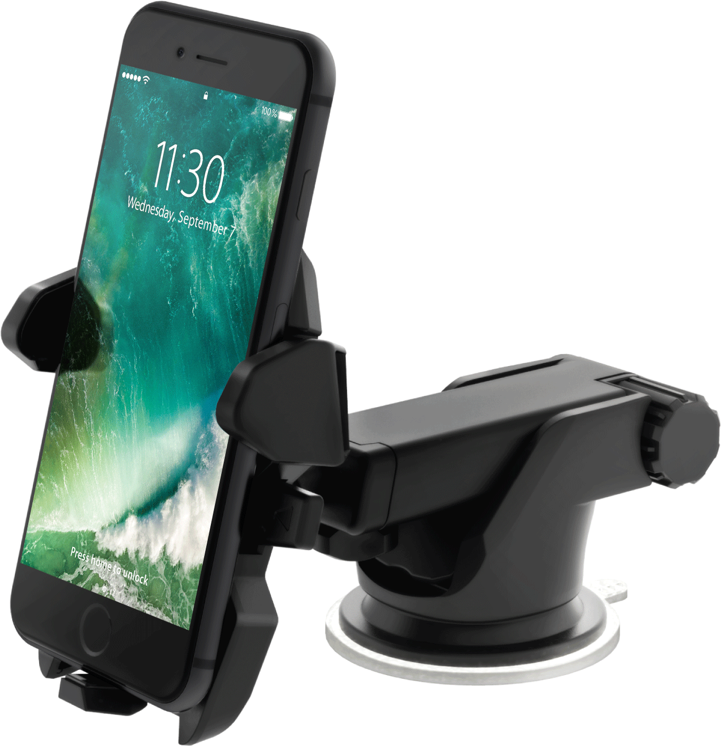 Iottie Easy One Touch 2 Car Mount Universal Phone Holder - Galaxy S8 Car Mount Clipart (1500x1500), Png Download