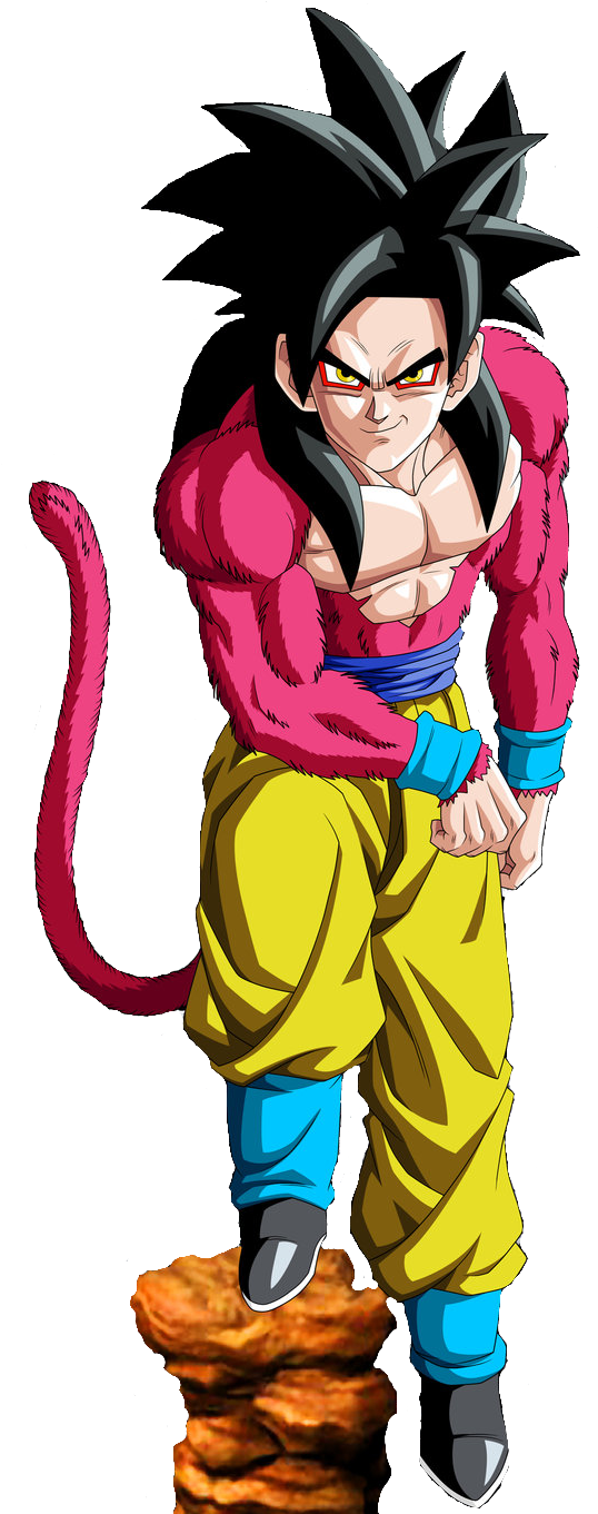 Goku Clipart File - Dragon Ball Z Gt Goku Transformations - Png Download (553x1360), Png Download