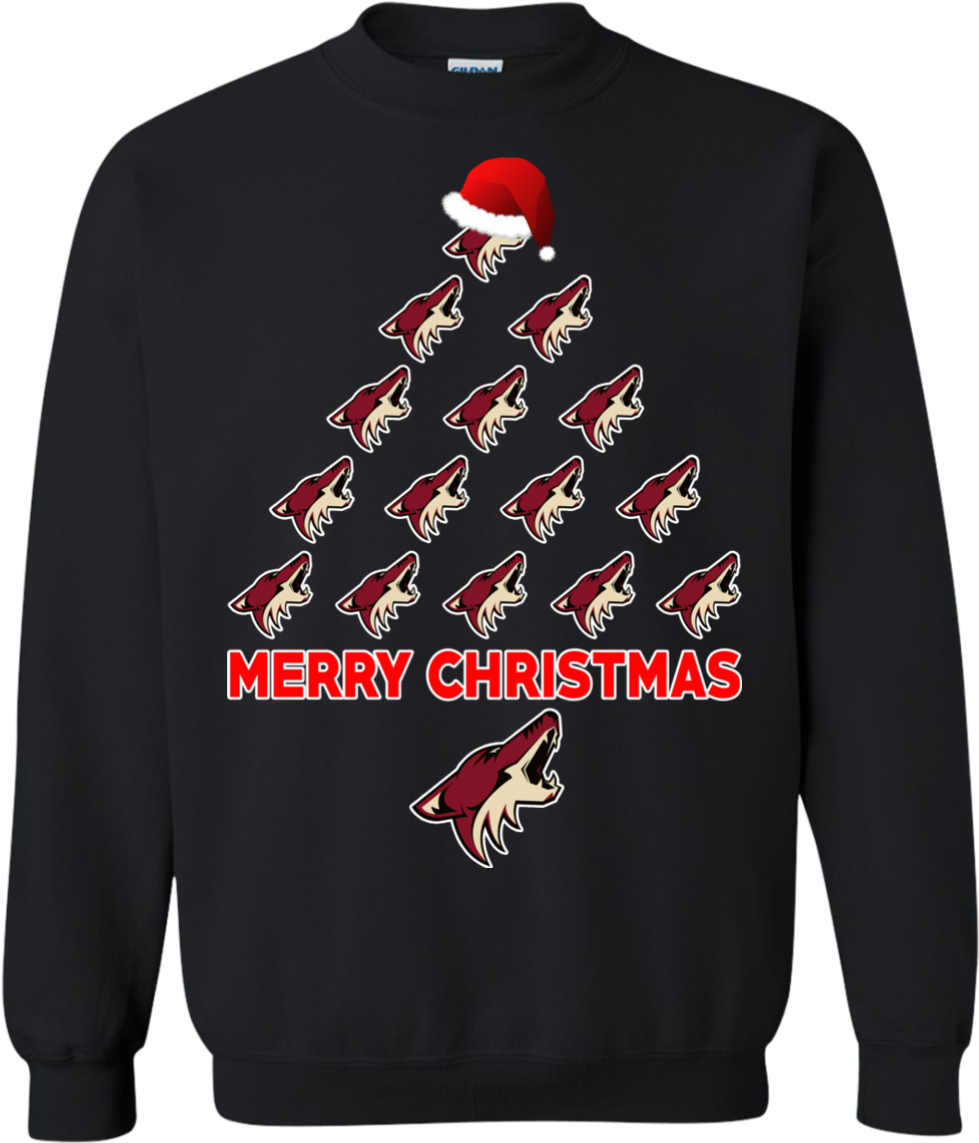 Arizona Coyotes Ugly Christmas Sweaters Merry Christmas - Solaire Ugly Christmas Sweater Clipart (1155x1155), Png Download