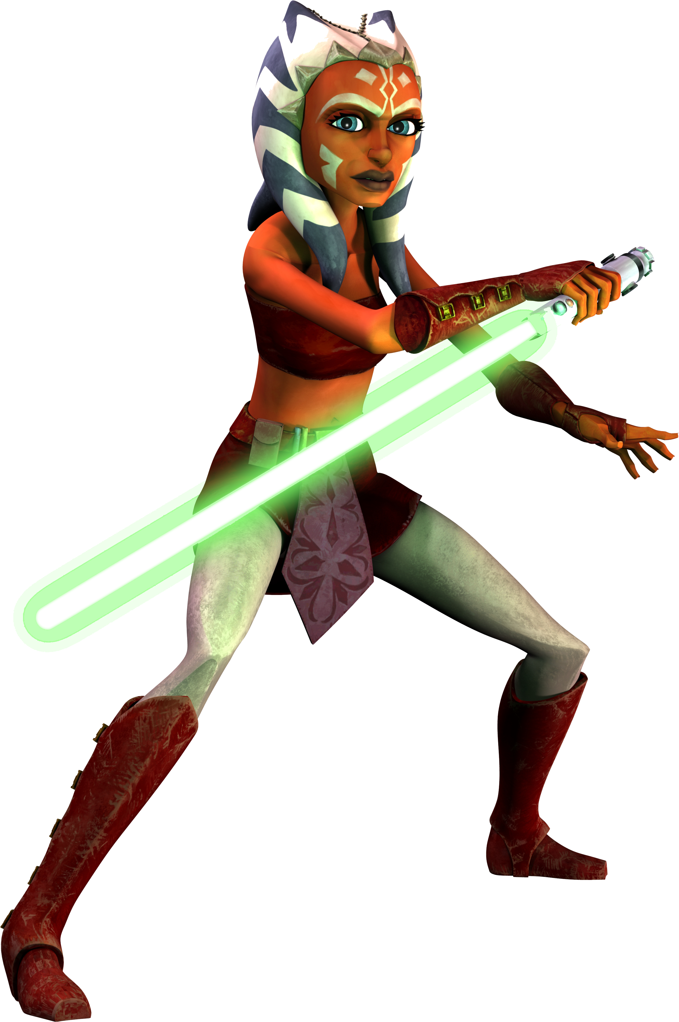 Star Wars Clipart Ahsoka - Ahsoka Tano Star Wars The Clone Wars - Png Download (1094x1600), Png Download