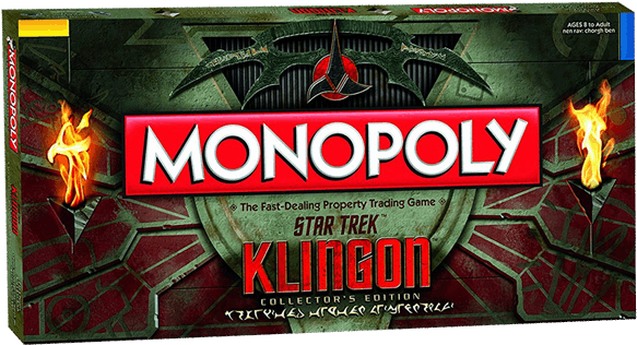 Monopoly Klingon Collector's Edition Board Game - Monopoly Clipart (600x600), Png Download