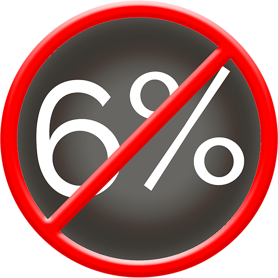 Real Estate Commission Monopoly - Circle Clipart (555x556), Png Download