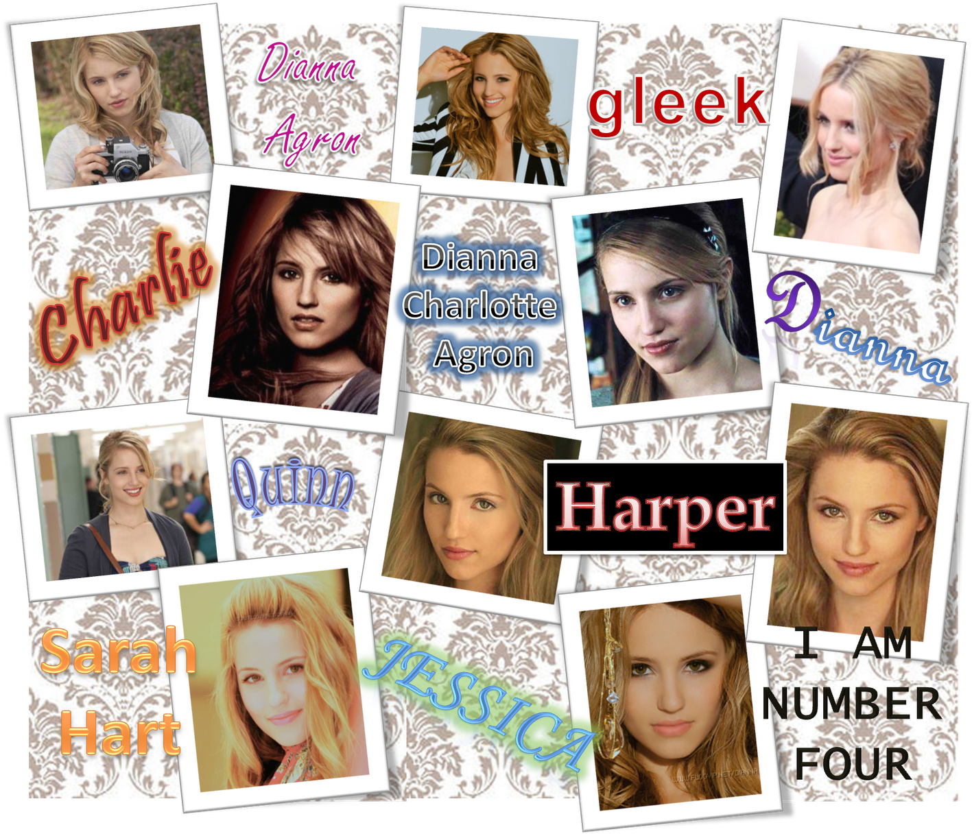 I Did This And I'm Happy - Dianna Agron I Am Number Clipart (1600x1338), Png Download