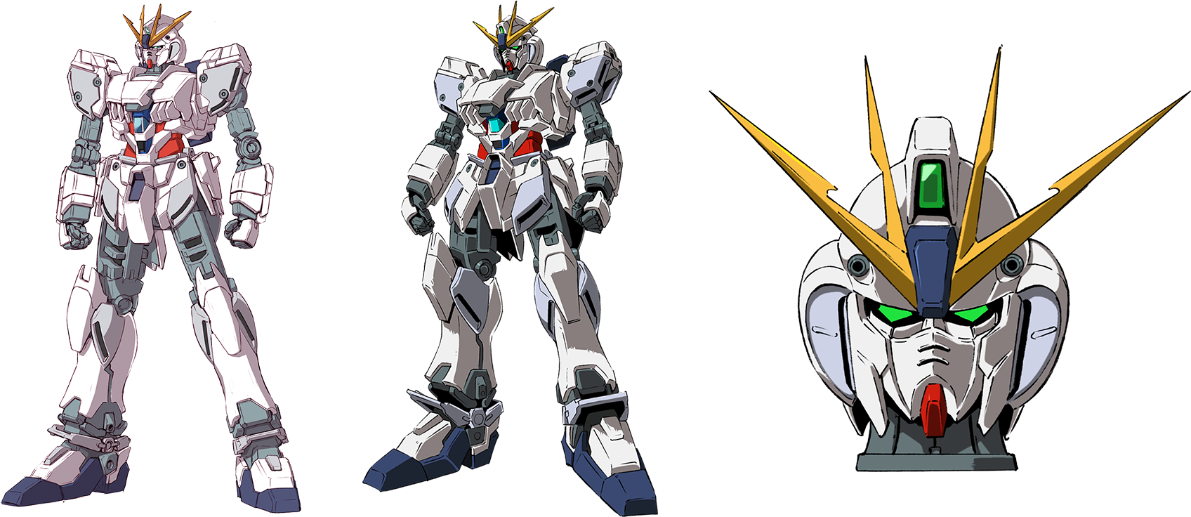Left To Right - Rx 9 Narrative Gundam Clipart (1696x736), Png Download