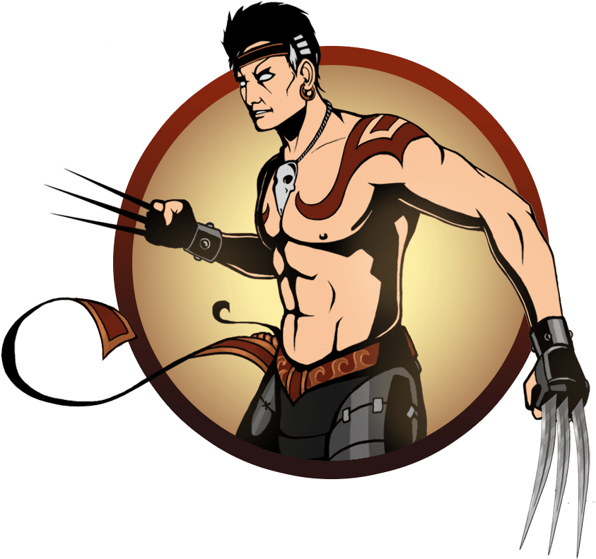 Claws Png - Shadow Fight 2 Lynx Claws Clipart (1100x1100), Png Download