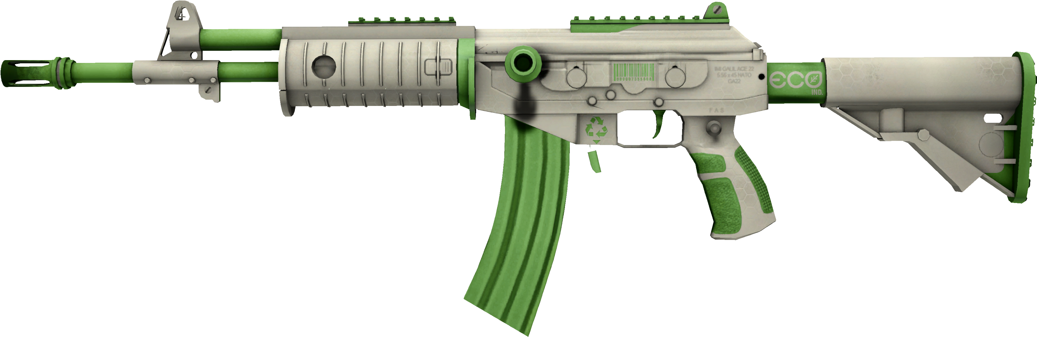 Galil Ar - Skins Cs Go Render Clipart (3754x1326), Png Download