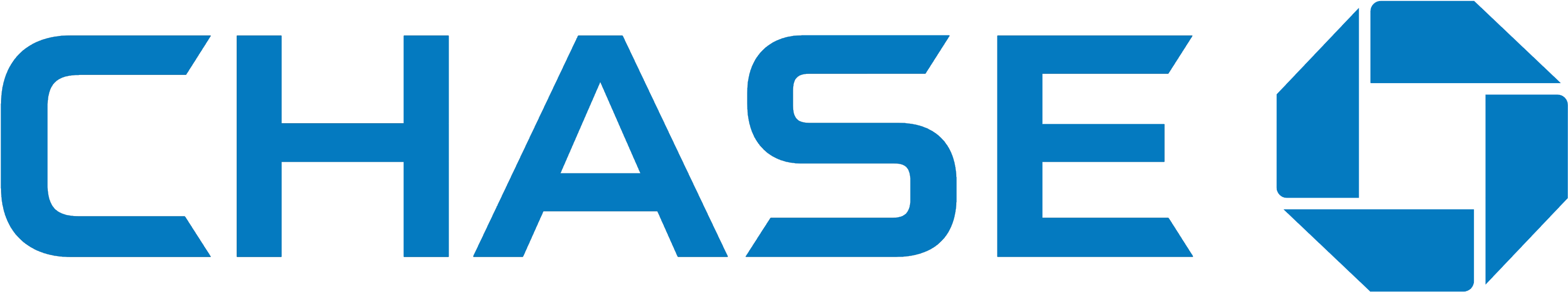 Chase Logo Logok - Chase Bank Blue Logo Clipart (3290x700), Png Download
