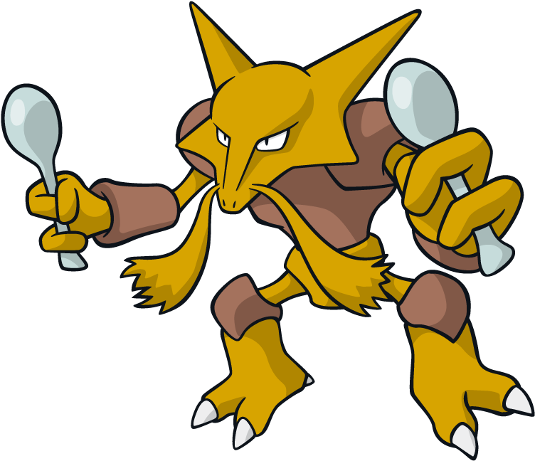 Pokemon Alakazam Clipart (800x800), Png Download