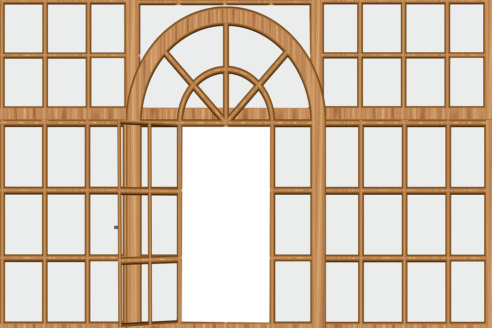 Glass Door Png - Window Clipart (960x640), Png Download