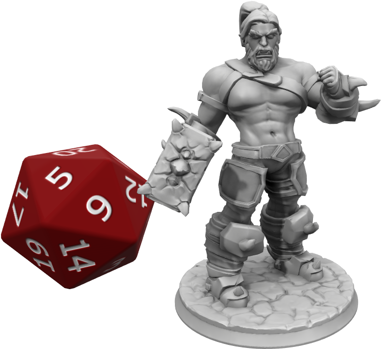 Barbarian , - Figurine Clipart (1368x770), Png Download