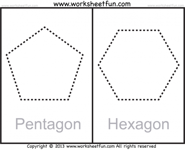 crescent shape tracing worksheets pentagon and hexagon shape clipart large size png image pikpng
